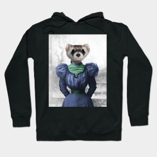 Lady of Ferret Hoodie